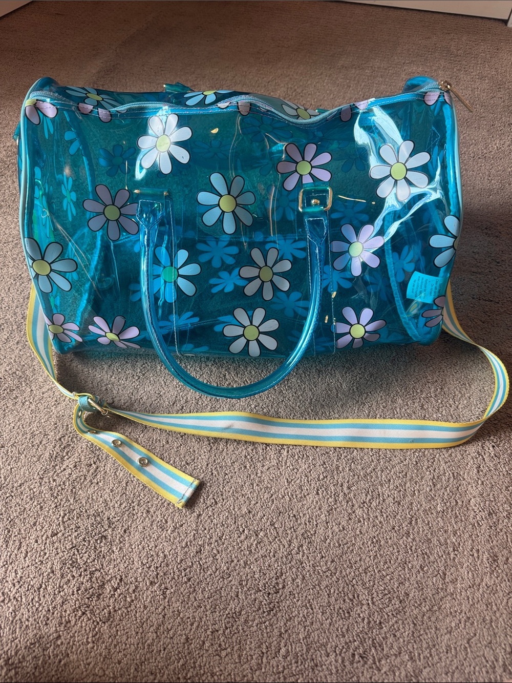 iScream Crazy Daisies Clear Tote Bag